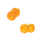 Manschettknopar rund orange