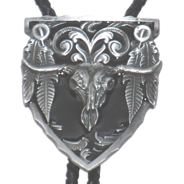 Bolotie BLACK RODEO BULL