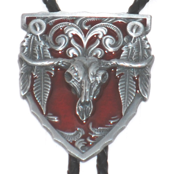 Bolotie RED RODEO BULL