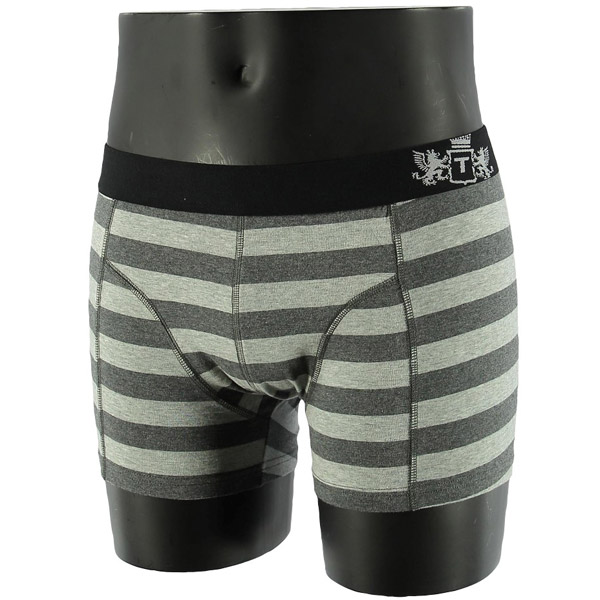 Herrboxer Regular, BIG STRIPE gra/gra