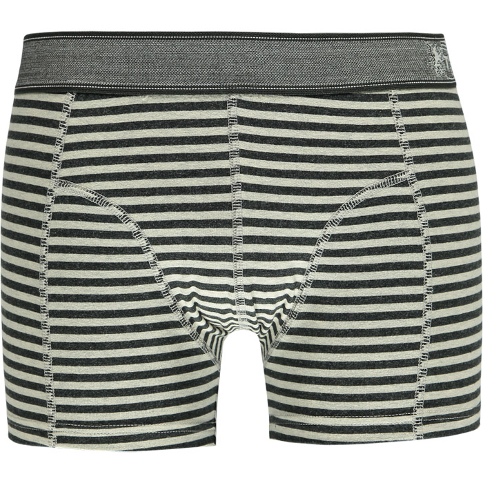 Herrboxer Regular, SMALL STRIPE Grå