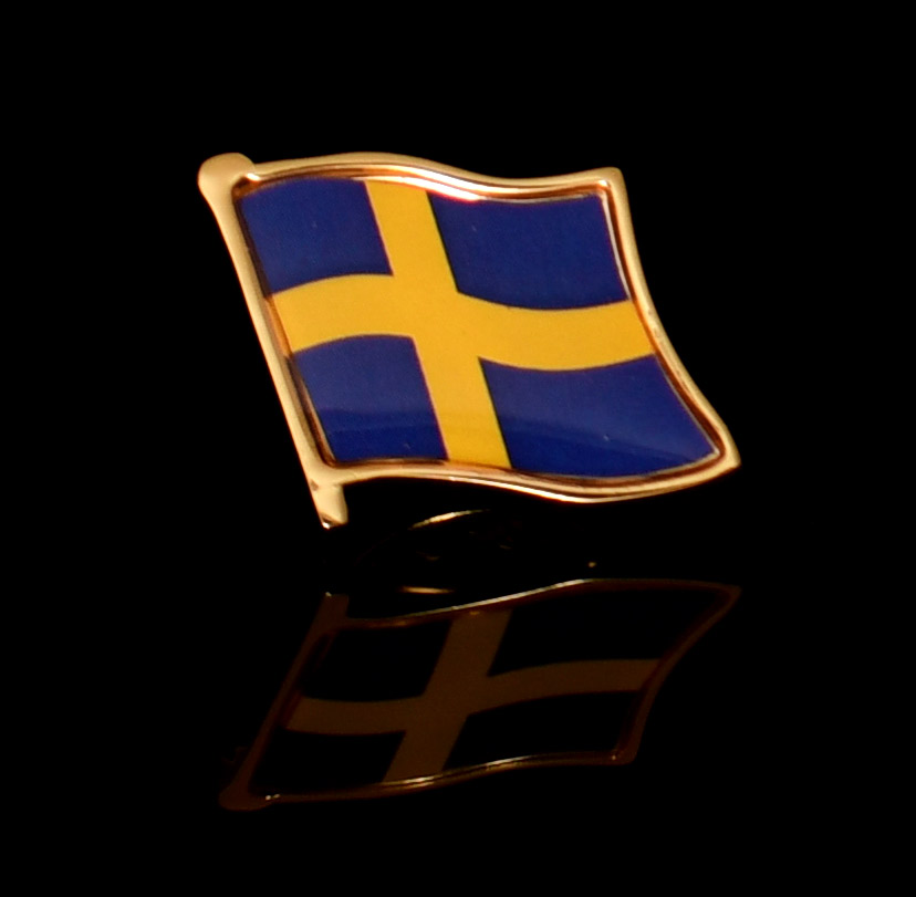 Kavajnål Svenska Flaggan 2