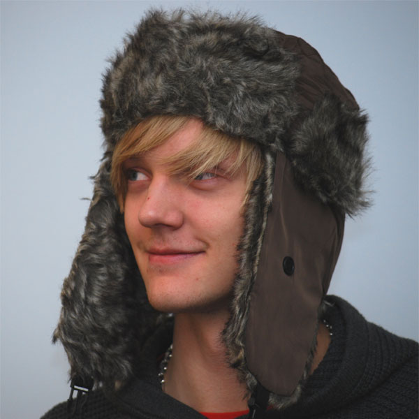Flygarmössa LINCOLN brun